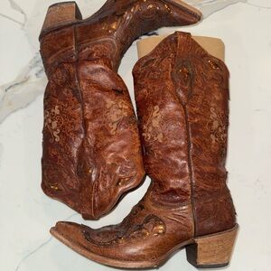 Brown Heeled Boots